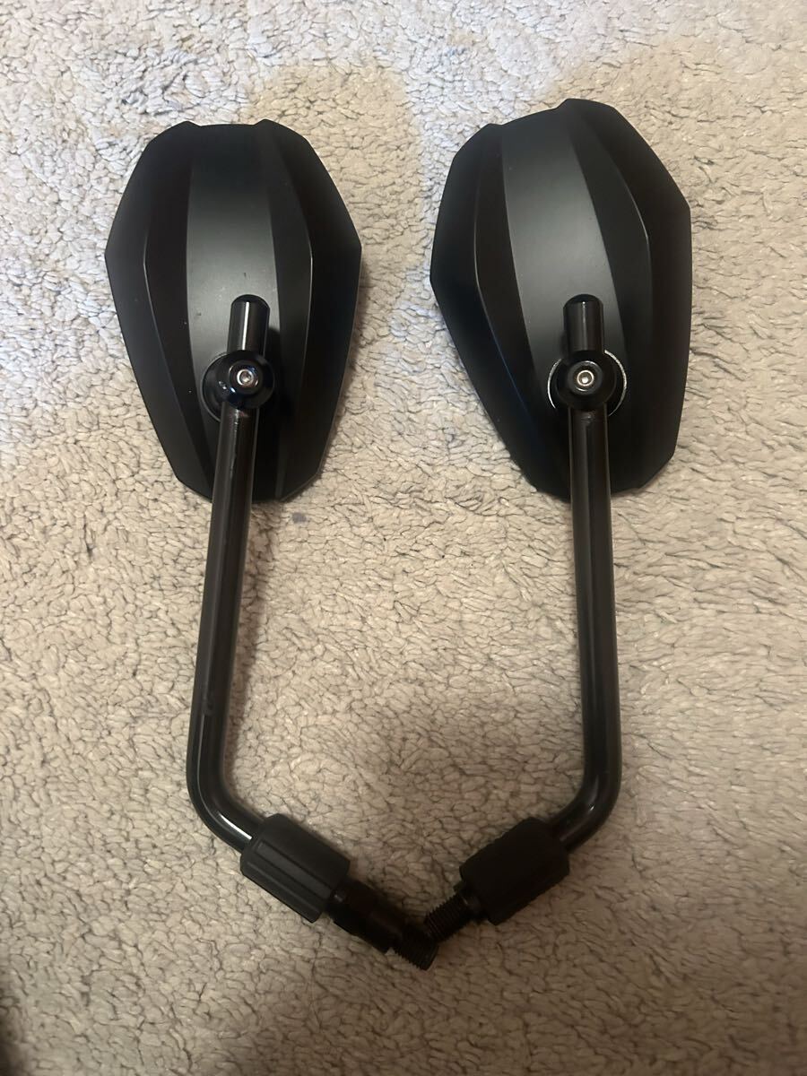 デイトナ ハイビジミラー ロッドタイプ EDGE ブラック/ロー_画像1