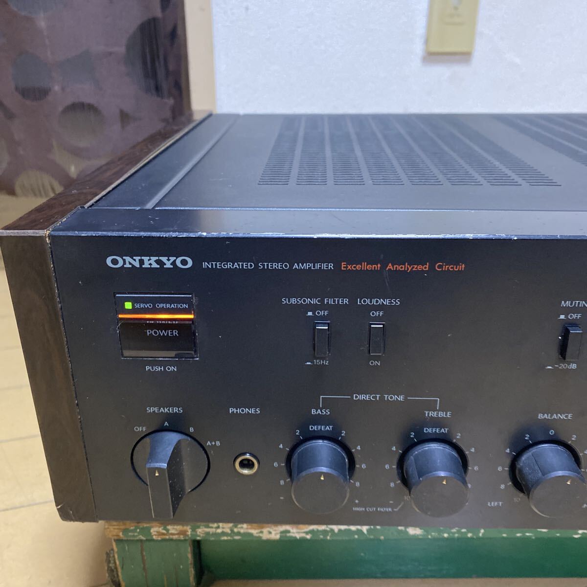ONKYO プリメインアンプ A-817RX動作品_画像2