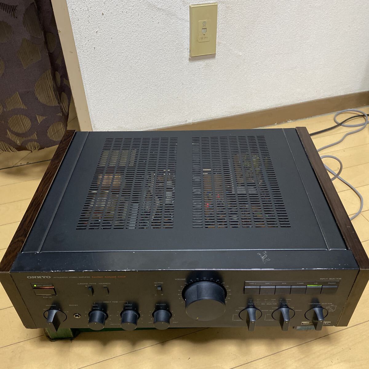 ONKYO プリメインアンプ A-817RX動作品_画像4