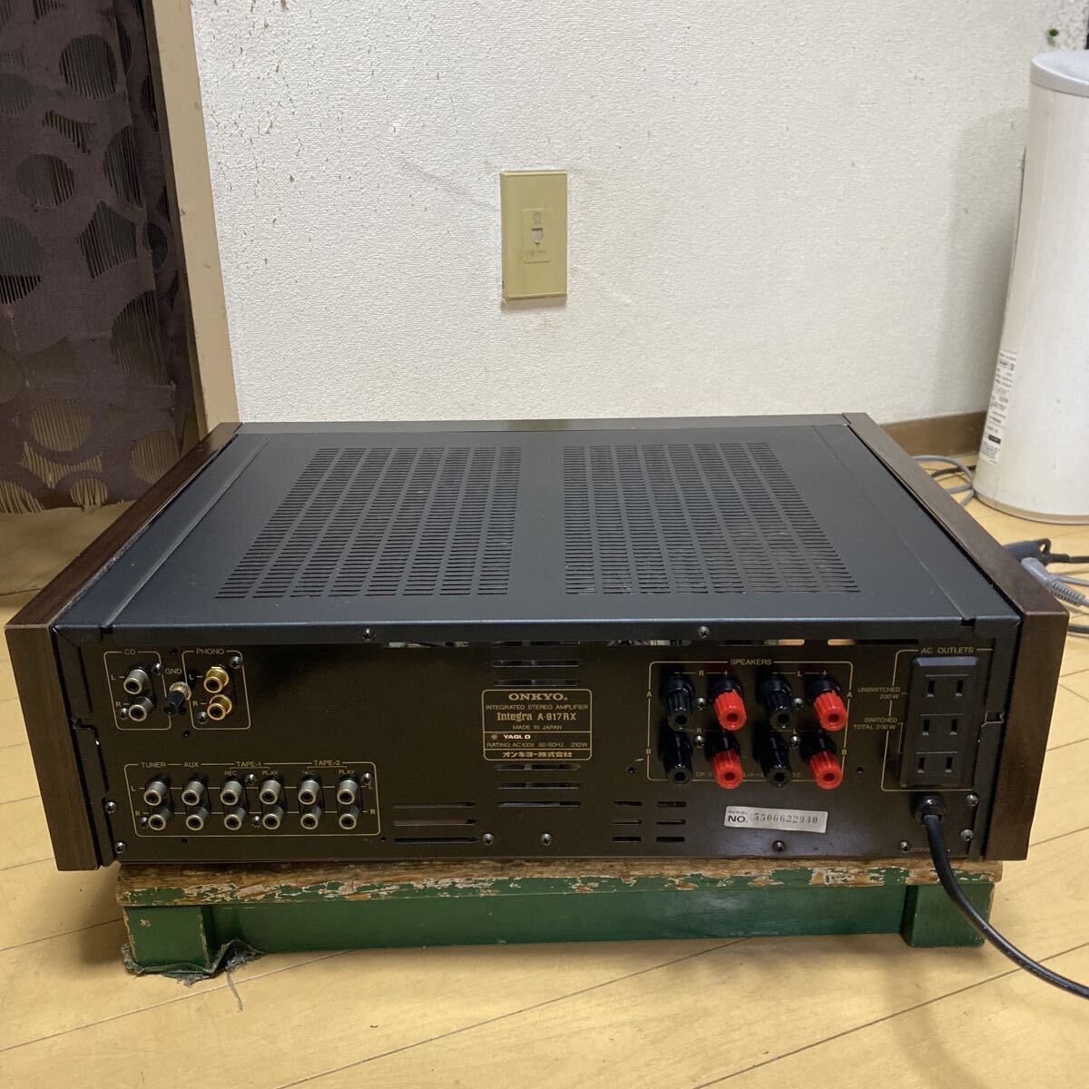 ONKYO プリメインアンプ A-817RX動作品_画像6