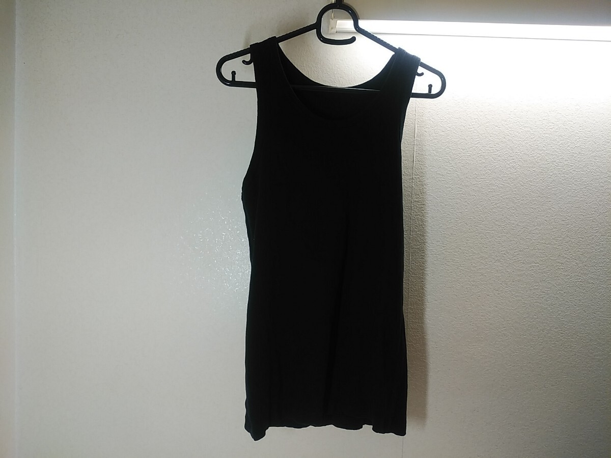 未使用 保管品★UNIQLO★ユニクロ★ランニング タンクトップ★黒　Lサイズ_画像1