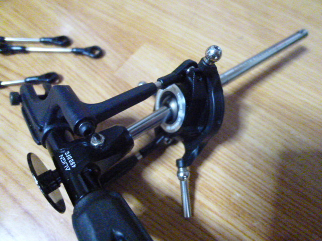 ALIGN製 T-REX450DFC メインローターヘッド一式 中古_画像4