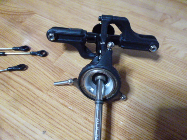 ALIGN製 T-REX450DFC メインローターヘッド一式 中古_画像5