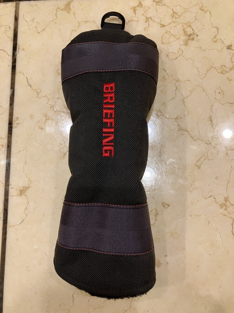 ブリーフィング BRIEFING ◆ フェアウェイウッド用　Fw用 ◆ ヘッドカバー ◆ ブラック ◆ CSシリーズ ◆ 1000デニール ◆ タグ付新品同様_画像1