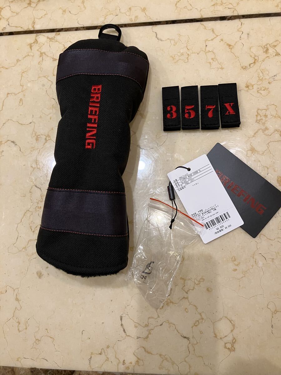 ブリーフィング BRIEFING ◆ フェアウェイウッド用　Fw用 ◆ ヘッドカバー ◆ ブラック ◆ CSシリーズ ◆ 1000デニール ◆ タグ付新品同様_画像6