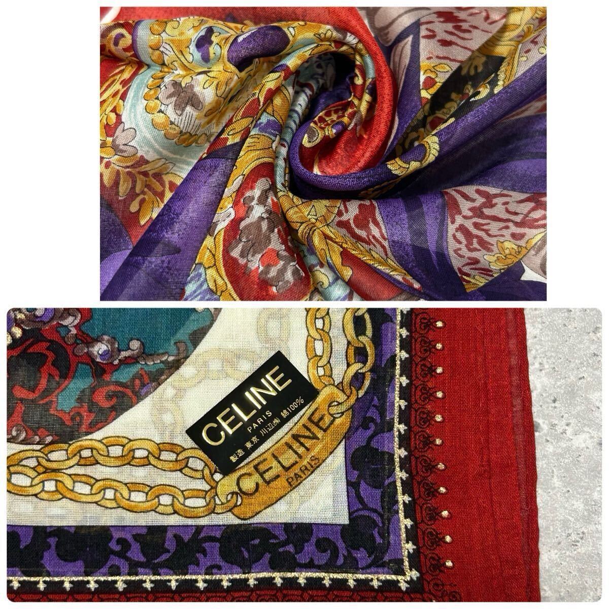 セリーヌ CELINE ランセル ブランドハンカチ 5枚セット まとめ売り FILA LANCEL ミニハンカチ レースハンカチ FH71007_画像3