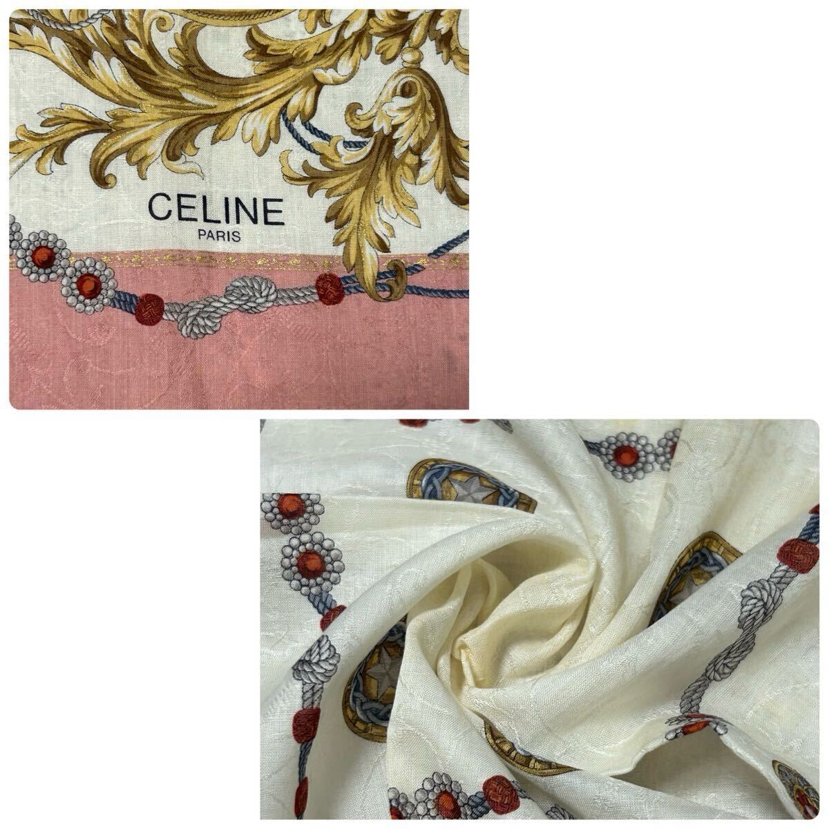 セリーヌ CELINE ランセル ブランドハンカチ 5枚セット まとめ売り FILA LANCEL ミニハンカチ レースハンカチ FH71007_画像5