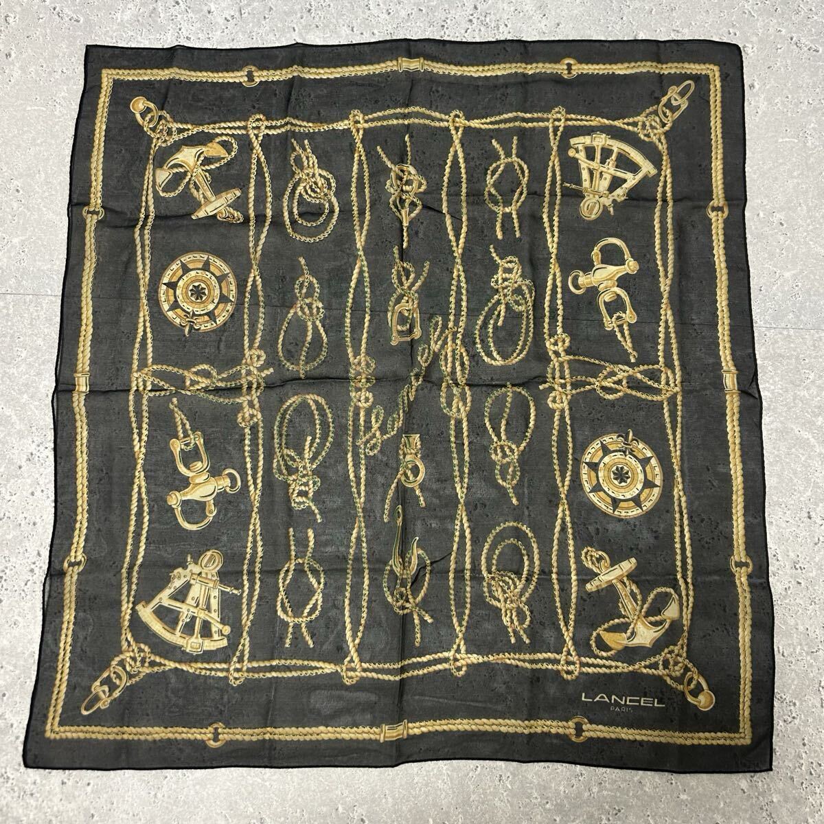 セリーヌ CELINE ランセル ブランドハンカチ 5枚セット まとめ売り FILA LANCEL ミニハンカチ レースハンカチ FH71007_画像6