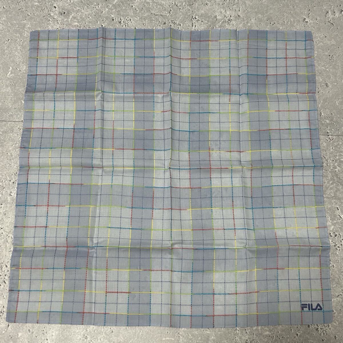 セリーヌ CELINE ランセル ブランドハンカチ 5枚セット まとめ売り FILA LANCEL ミニハンカチ レースハンカチ FH71007_画像8