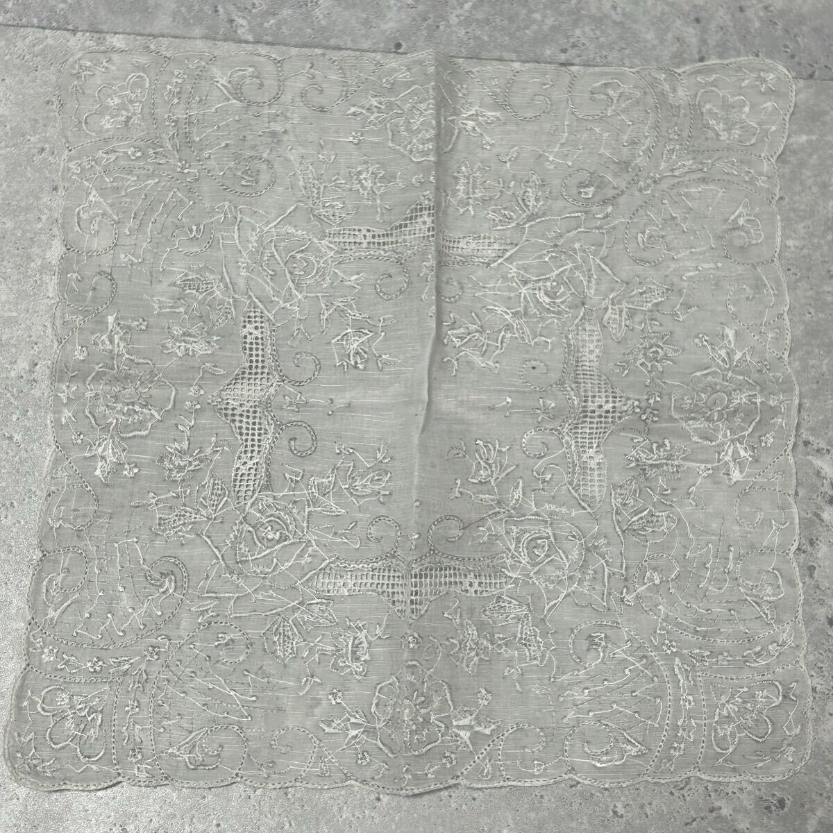 セリーヌ CELINE ランセル ブランドハンカチ 5枚セット まとめ売り FILA LANCEL ミニハンカチ レースハンカチ FH71007_画像10