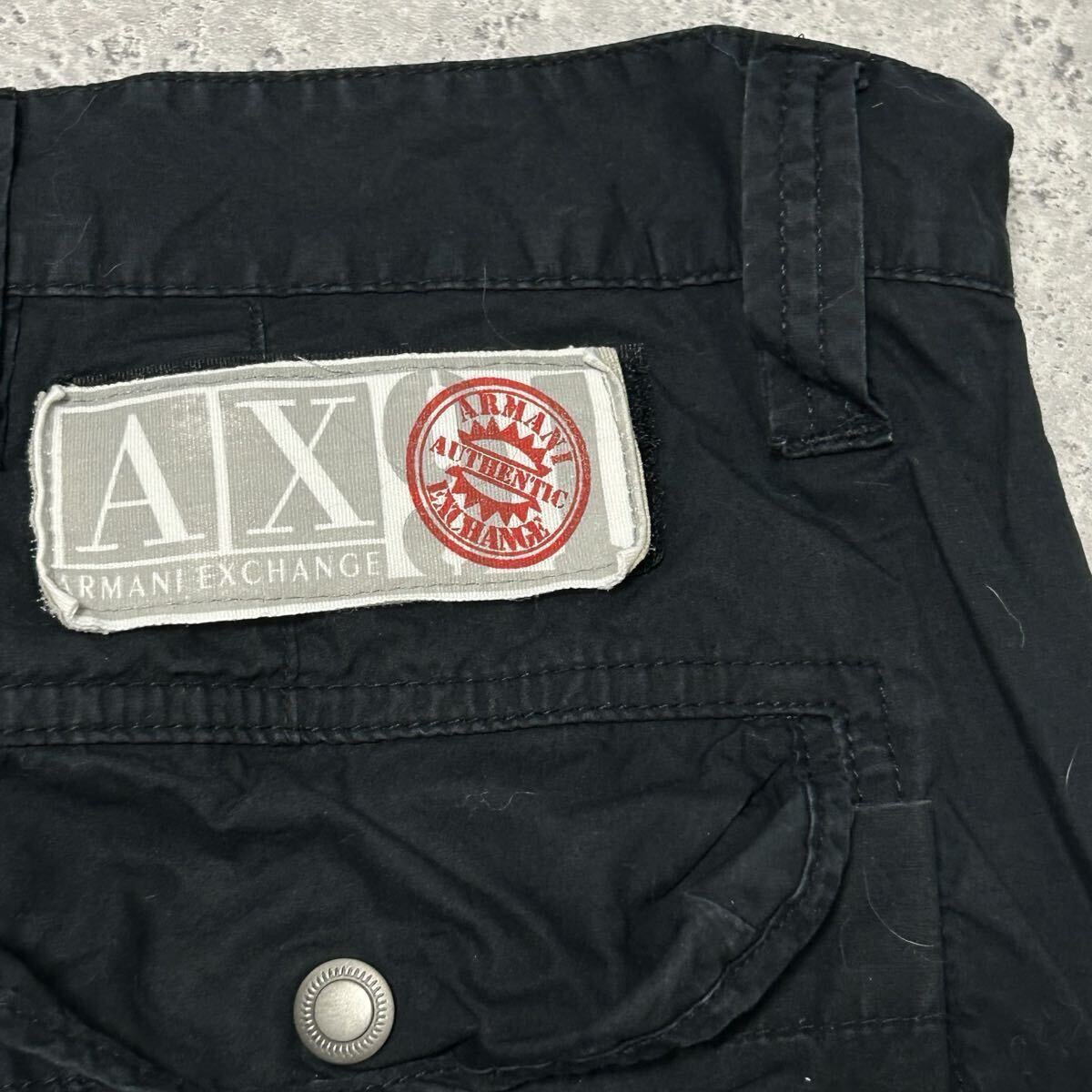 ARMANI EXCHANGE アルマーニ メンズ カーゴパンツ 黒 ブラック FH71007_画像8
