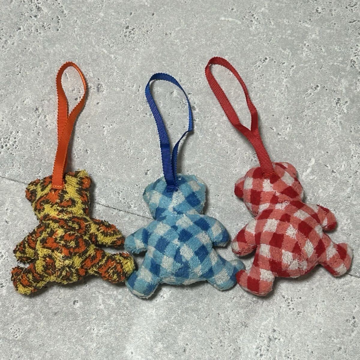 ヴィヴィアンウェストウッド Vivienne Westwood くま ぬいぐるみ マスコット ３つセット キーホルダー ストラップ オーナメント FH711_画像5