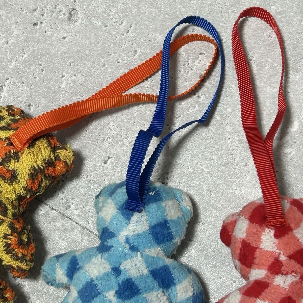 ヴィヴィアンウェストウッド Vivienne Westwood くま ぬいぐるみ マスコット ３つセット キーホルダー ストラップ オーナメント FH711_画像6