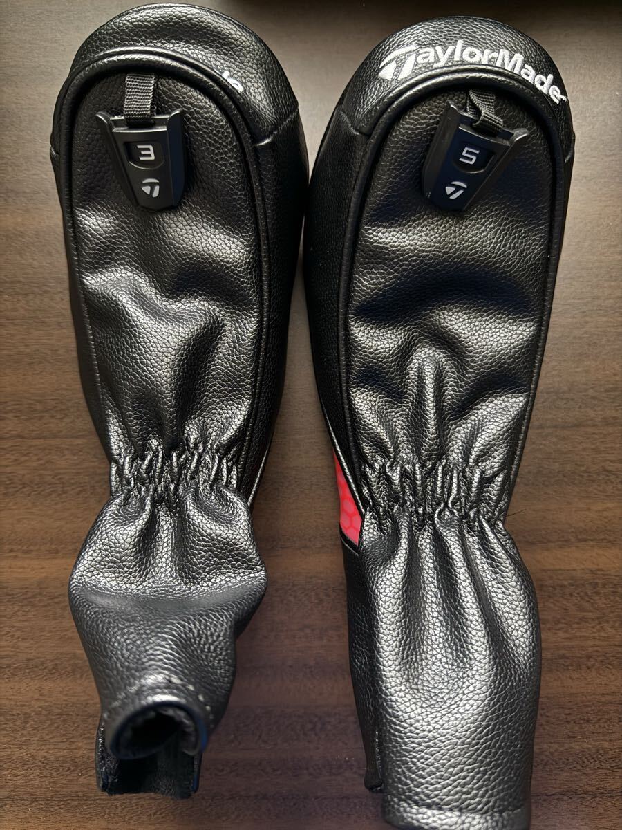 【状態良好】 TaylorMade テーラーメイド STELTH2 ステルス2 フェアウェイウッド用 ヘッドカバー 2個セット_画像2