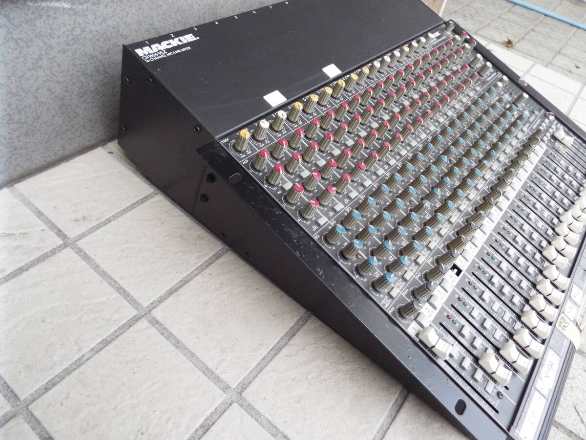 中古 ★ MACKIE 16ーCHANNEL MC/LINE MIXER : CR1604-VLZ (ジャンク扱い)_画像7