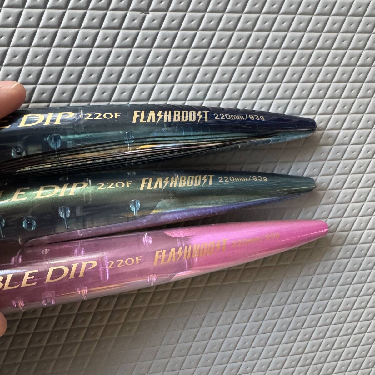 【3個セット】1円〜シマノ オシア バブルディップ 220F フラッシュブーストflash boost ポッパー_画像2