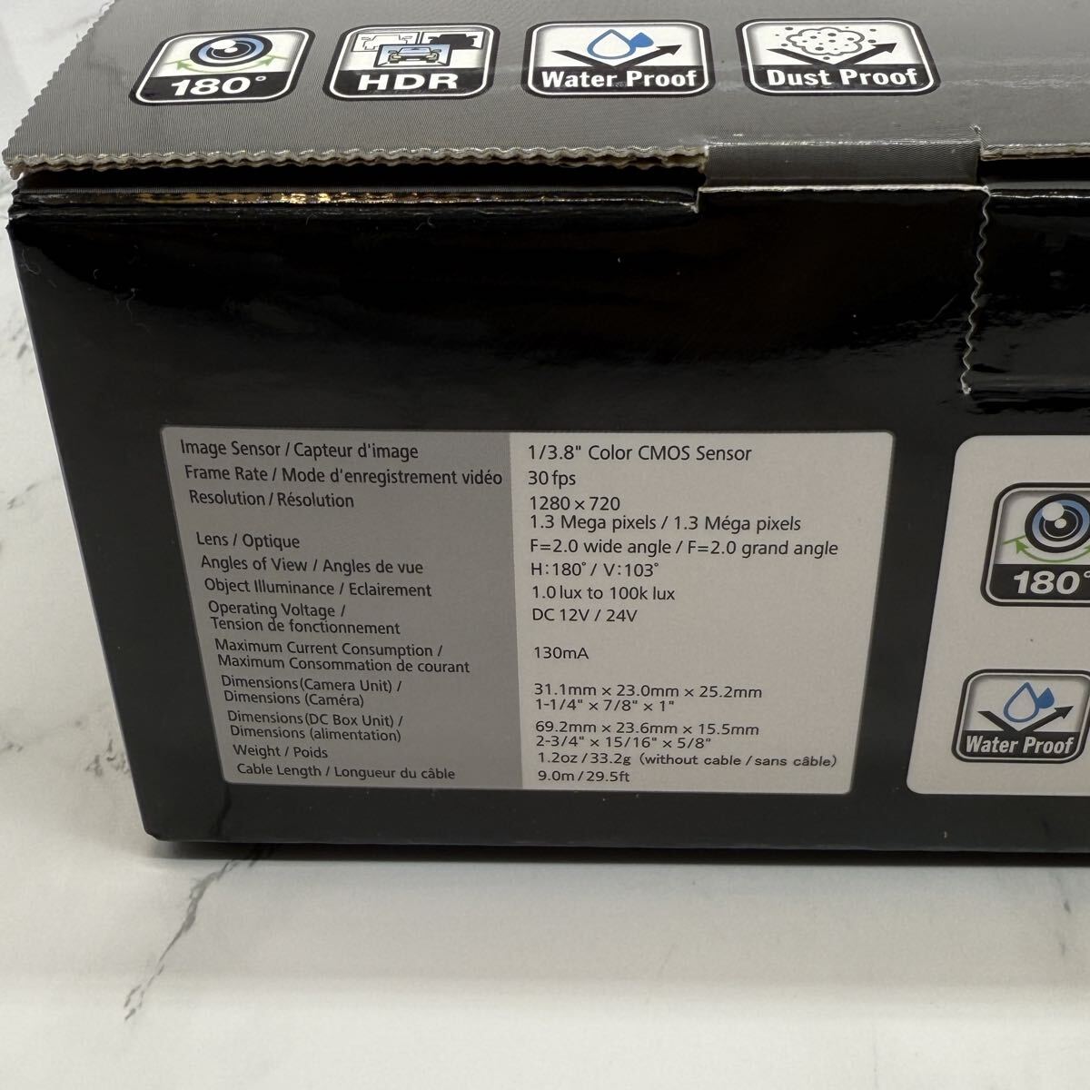 Kenwood(ケンウッド) CMOS-740HD 1280p リア&フロントダッシュカメラ DMX9720XDS用 未使用_画像3