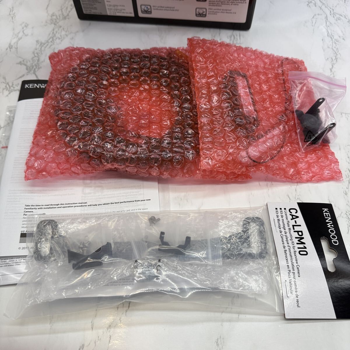 Kenwood(ケンウッド) CMOS-740HD 1280p リア&フロントダッシュカメラ DMX9720XDS用 未使用_画像5