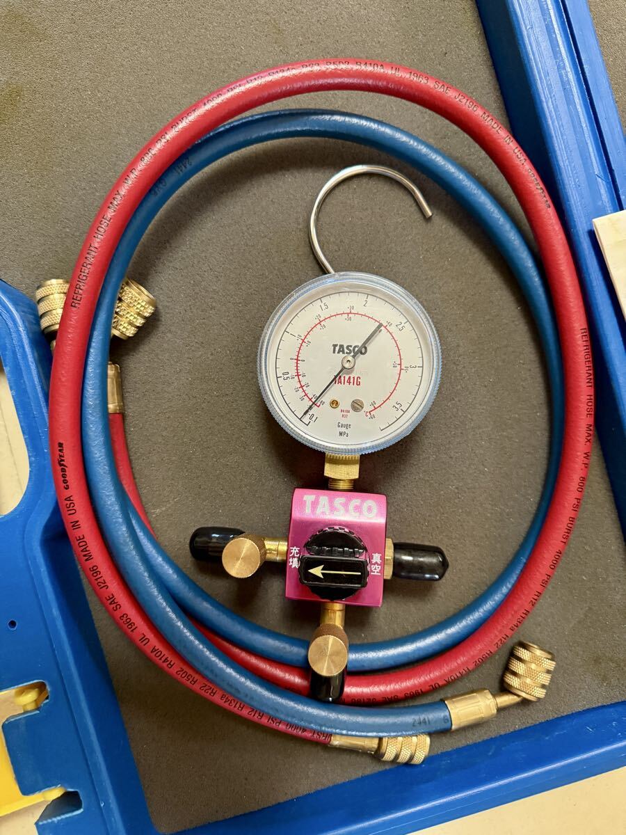 タスコ シングルゲージマニホールド エアコン R32 TASCO_画像2