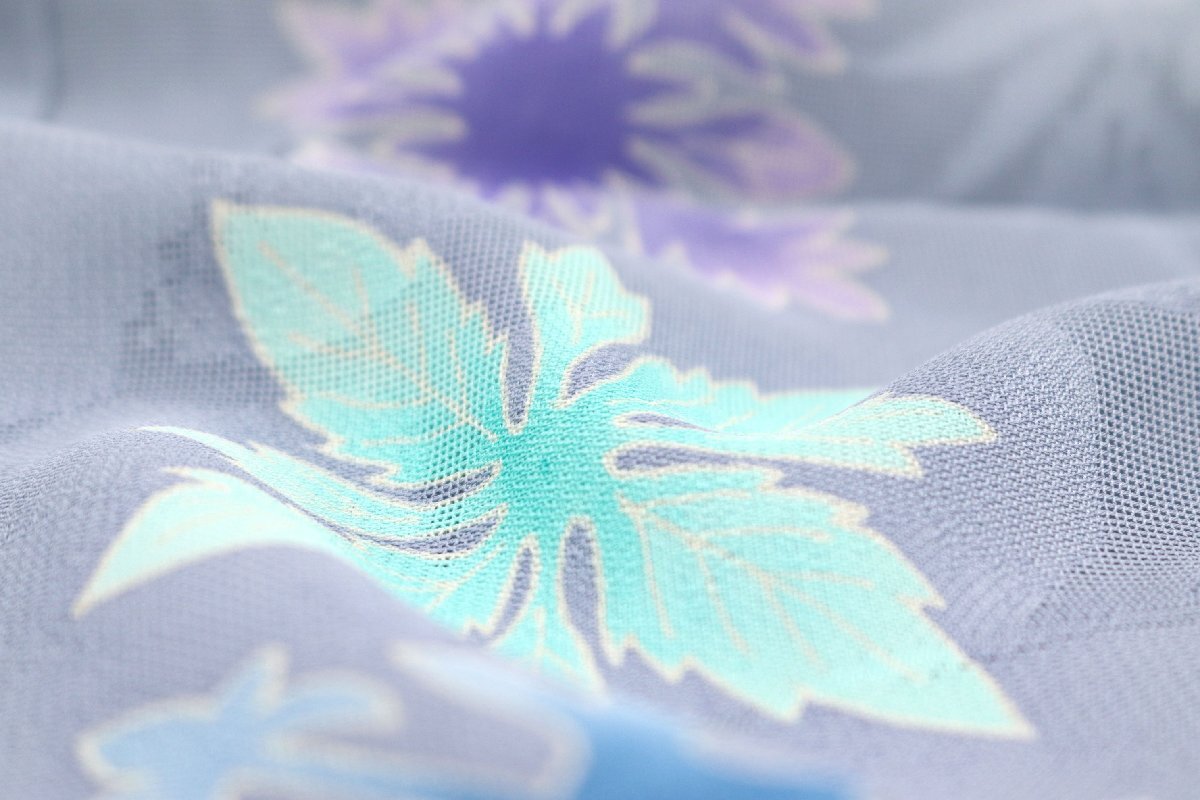 和遊館 EHK552 夏物 単衣 本加賀友禅作家 西野知里 紗織 染め 訪問着 キルト_画像4