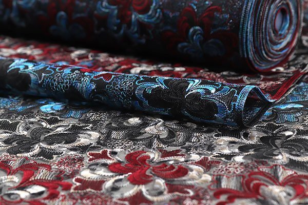 和遊館 KTK1035 先染刺繍 シルク オーガンジー スリーシーズンコート_画像2