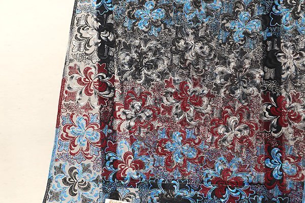 和遊館 KTK1035 先染刺繍 シルク オーガンジー スリーシーズンコート_画像8