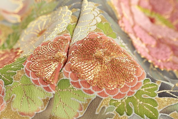 和遊館 EHK590 京友禅作家 松井青々 大塚生地使用 浜ちりめん 高級 黒留袖_画像5