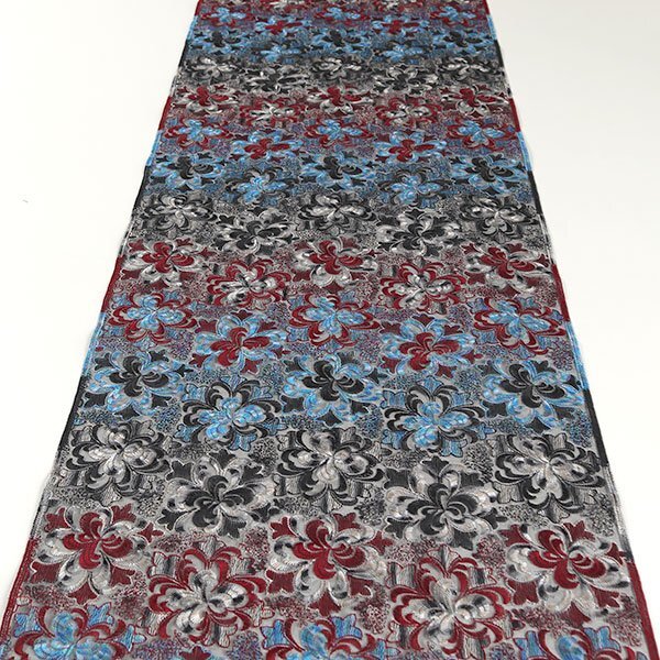 和遊館 KTK1035 先染刺繍 シルク オーガンジー スリーシーズンコート_画像6