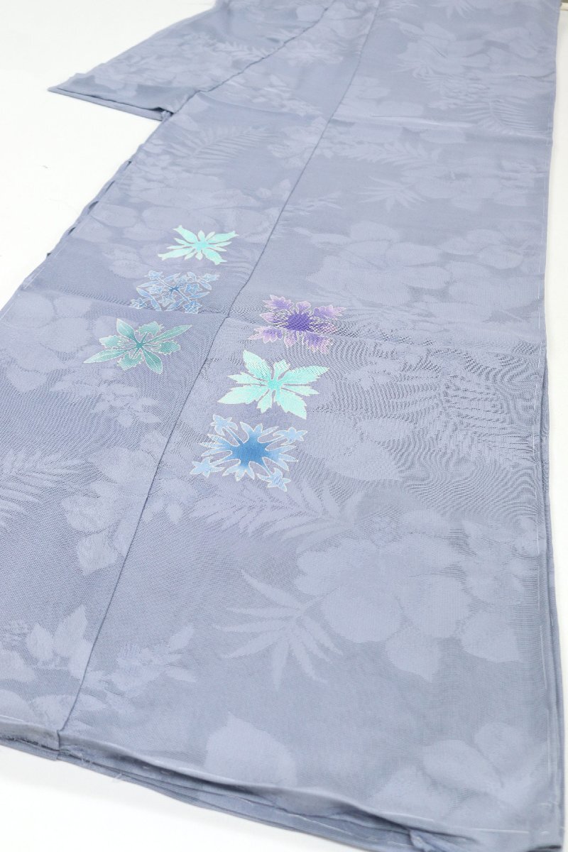和遊館 EHK552 夏物 単衣 本加賀友禅作家 西野知里 紗織 染め 訪問着 キルト_画像3