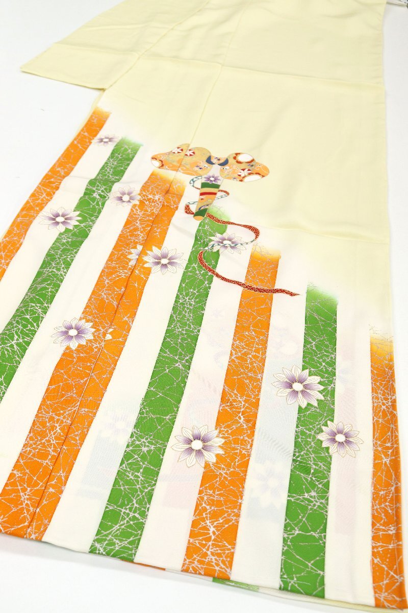 和遊館 EHK554 単衣 いち川 工芸染匠 デザインコンクール出品作品 丹後ちりめん 本加工 高級 訪問着_画像3