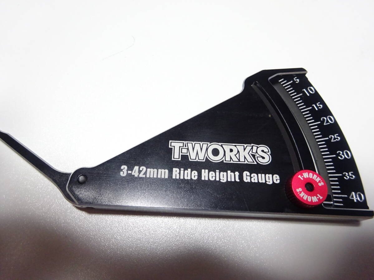 T-WORKS アジャスタブル キャンバーゲージ ライドハイドゲージ 2個セット バギーに最適 使用していません。車高ゲージ_画像4