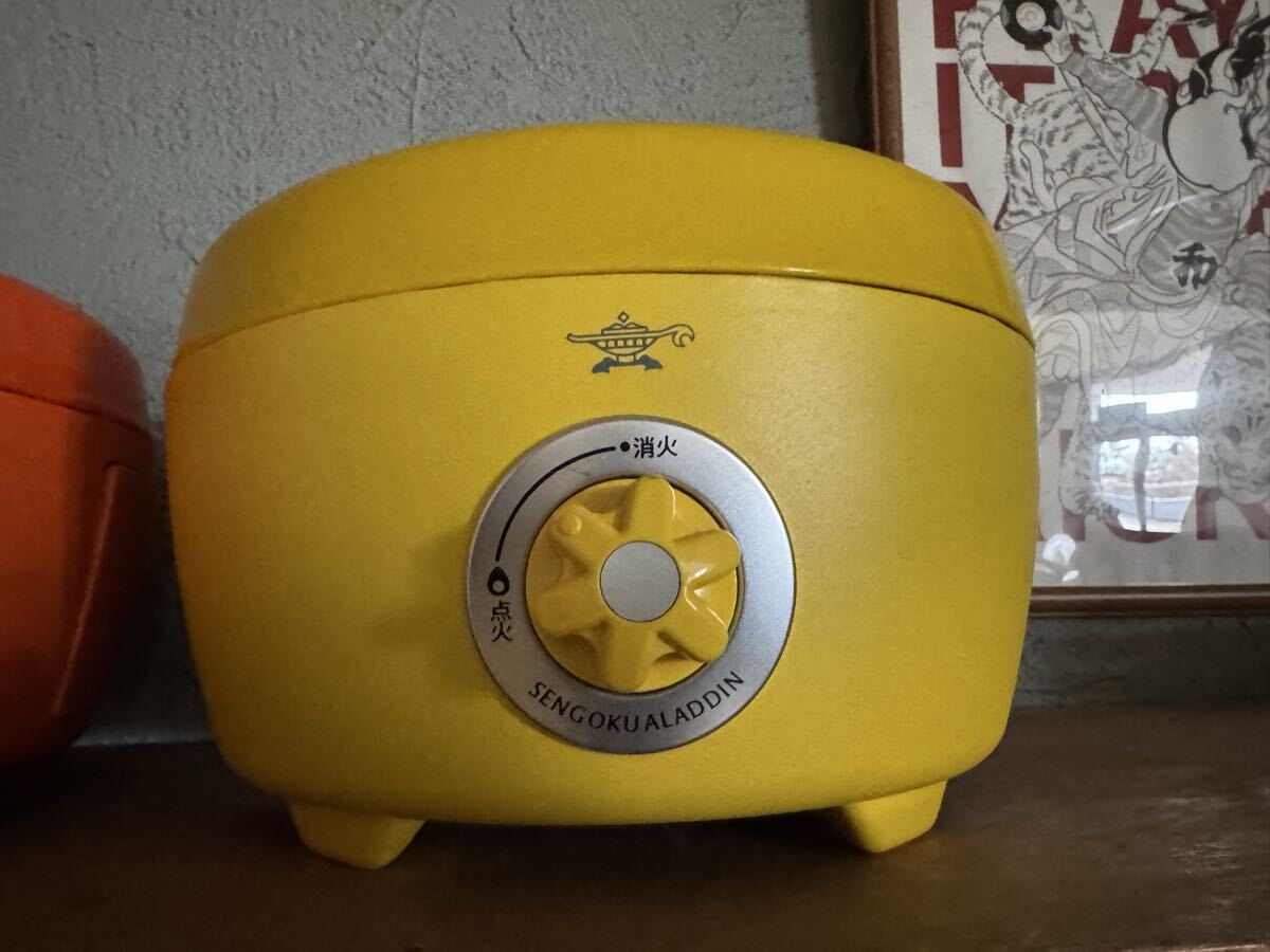Aladdin ポータブルカセットコンロ ポータブルガスカセットコンロ イエロー_画像1