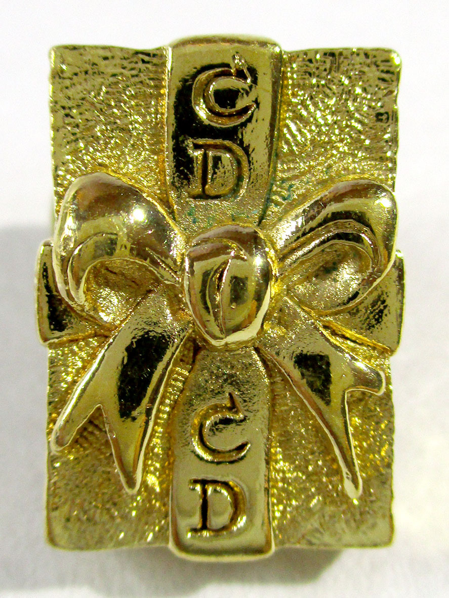 Dior* Dior лента узор значок б/у *S13395-2