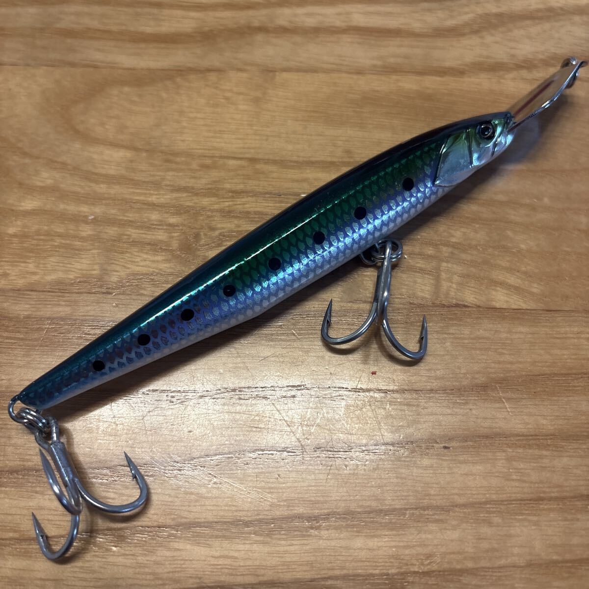 新品★ジャッカル ビッグバッカー ライザーベイト 012SL シンキング 青物 マイクロ ショア ロック アンチョピード フォールトリック _画像2