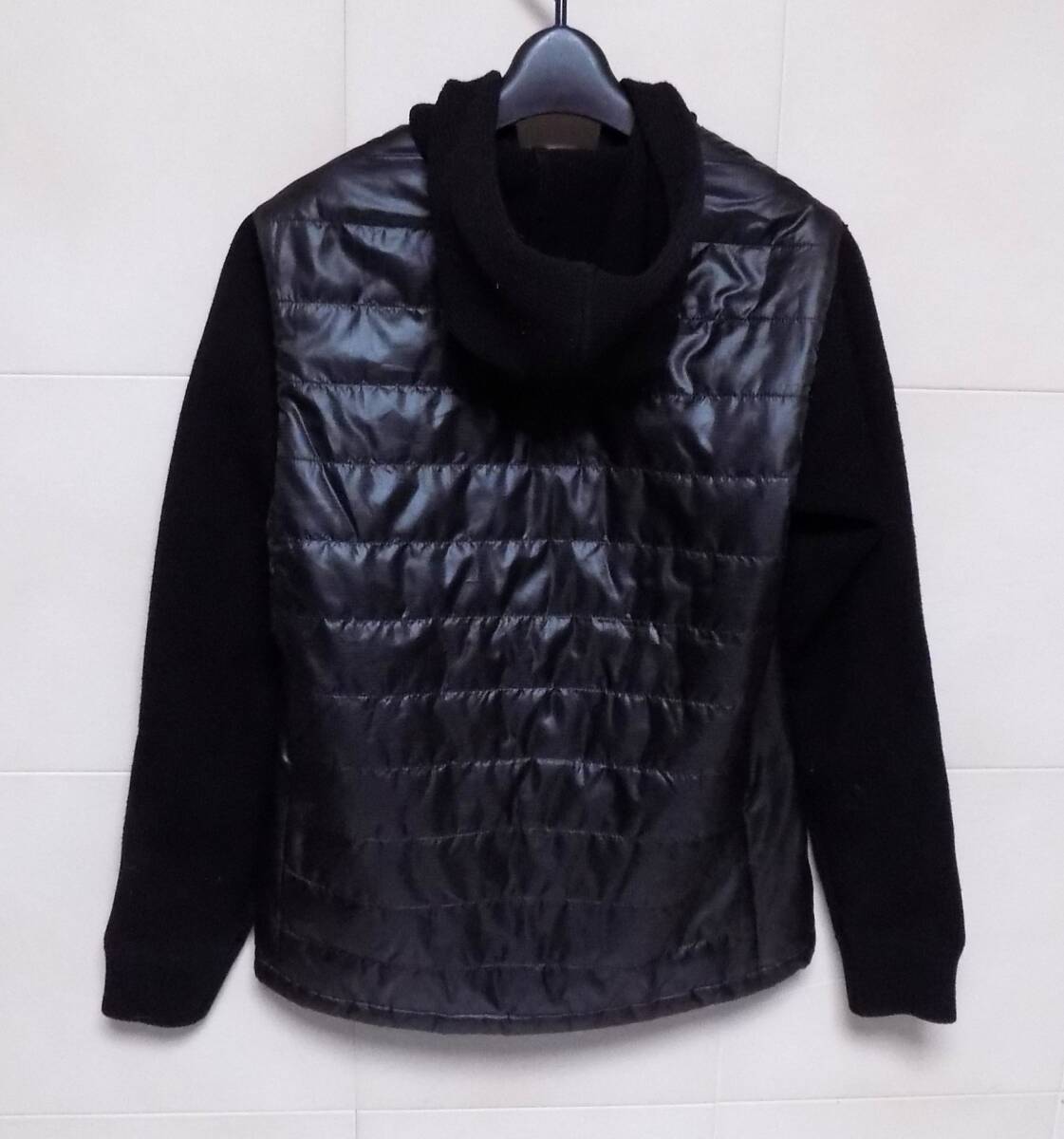 DIADORA ディアドラ　フードと袖がニット　中綿入りパーカー M (管X7）_画像2