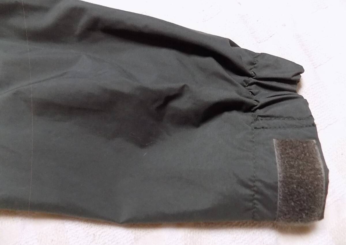 アウトドア 裏メッシュ オリーブ色 ナイロンジャケット L フード収納あり (管上1)_画像9