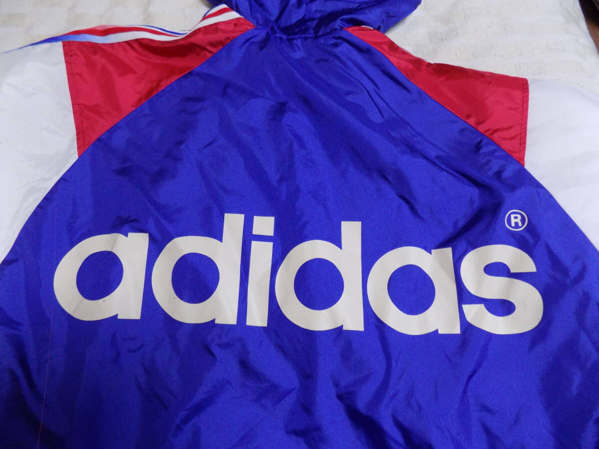  adidas アディダス　総裏ボア 　ドルマンスリーブ　ベンチコート　L 　MADE IN JAPAN_画像5