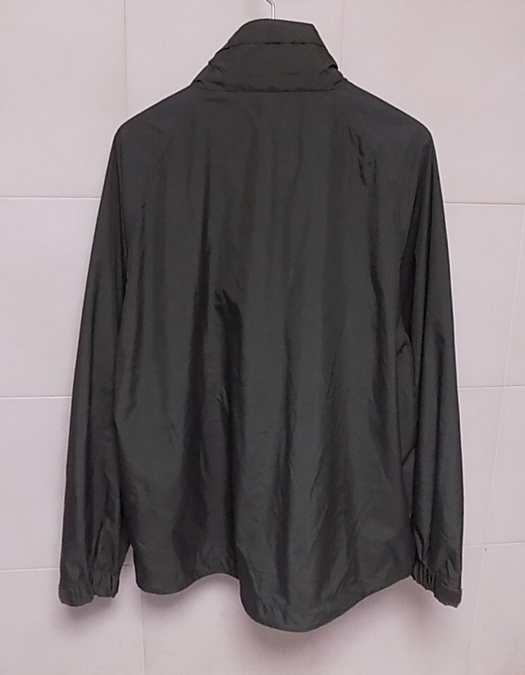 アウトドア 裏メッシュ オリーブ色 ナイロンジャケット L フード収納あり (管上1)_画像2