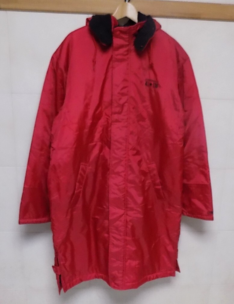 コンバース　オールスター　裏ボア＆フリース　赤ベンチコート LL　_画像1