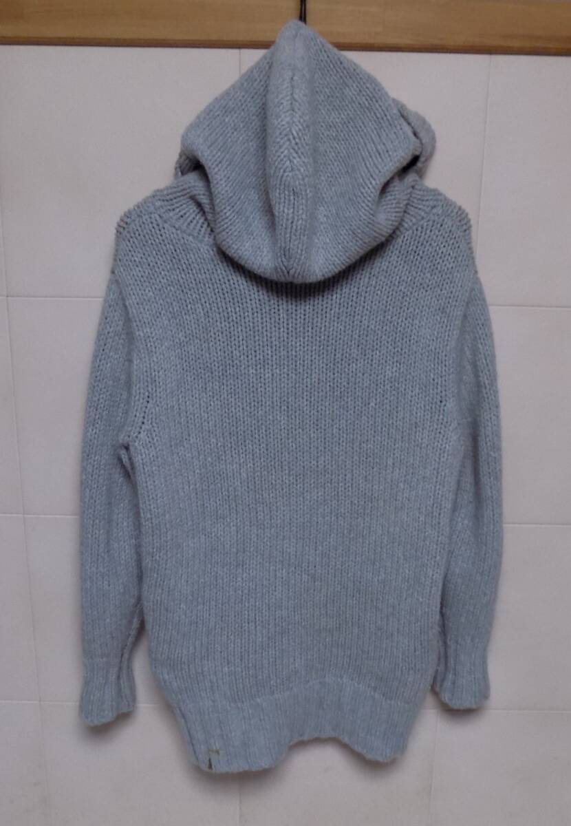 ディーゼル DIESEL ショールカラー 　フード付きニットカーディガン XS_画像2