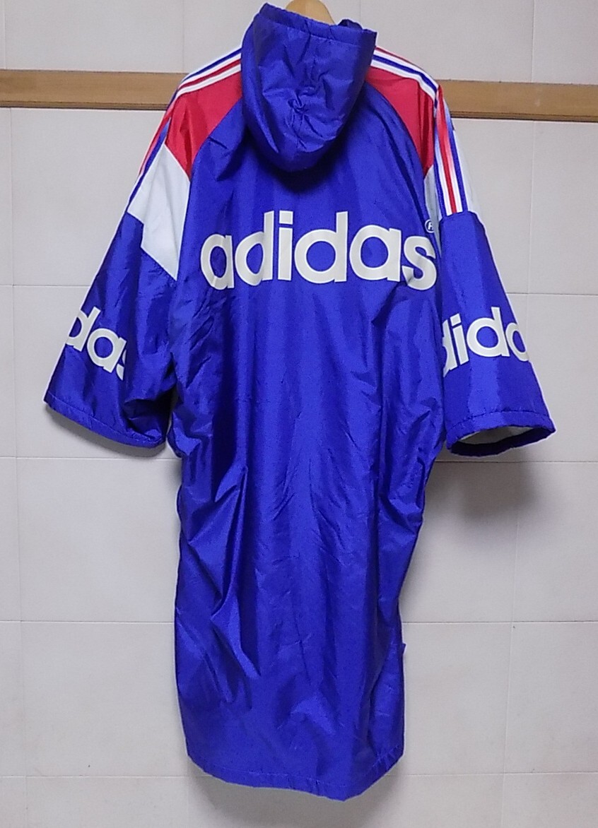  adidas アディダス　総裏ボア 　ドルマンスリーブ　ベンチコート　L 　MADE IN JAPAN_画像2