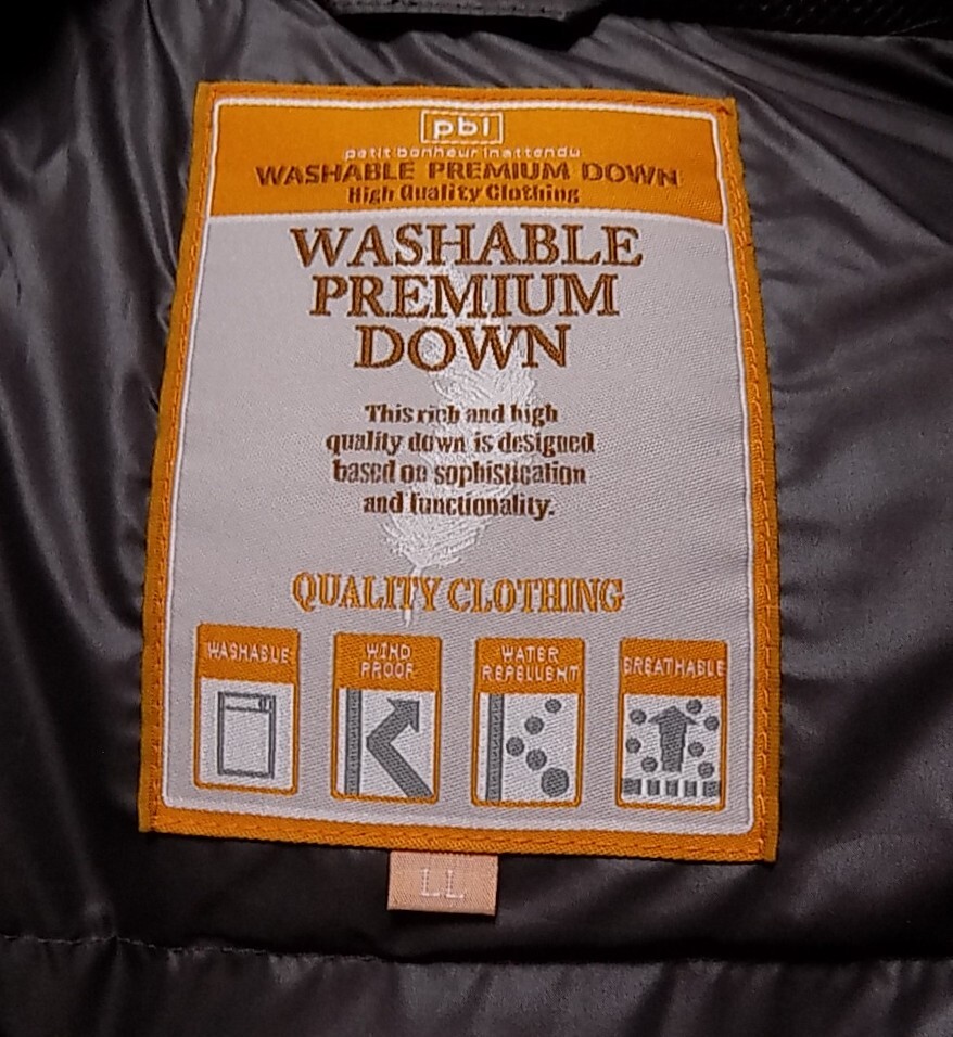 ウォッシャブル プレミアム ダウンジャケット LL 赤 イトーヨーカドー_画像4