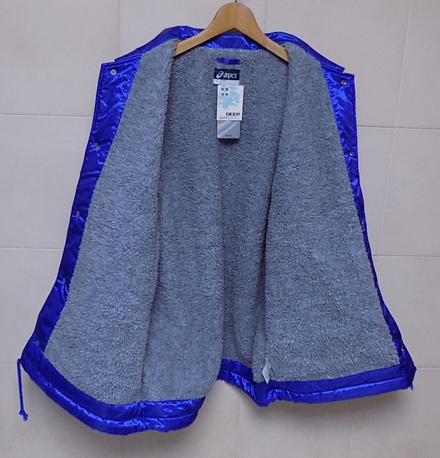 未使用タグ付　アシックス　静電・消臭・速乾　裏ボア　グランドコート M 日本製_画像3