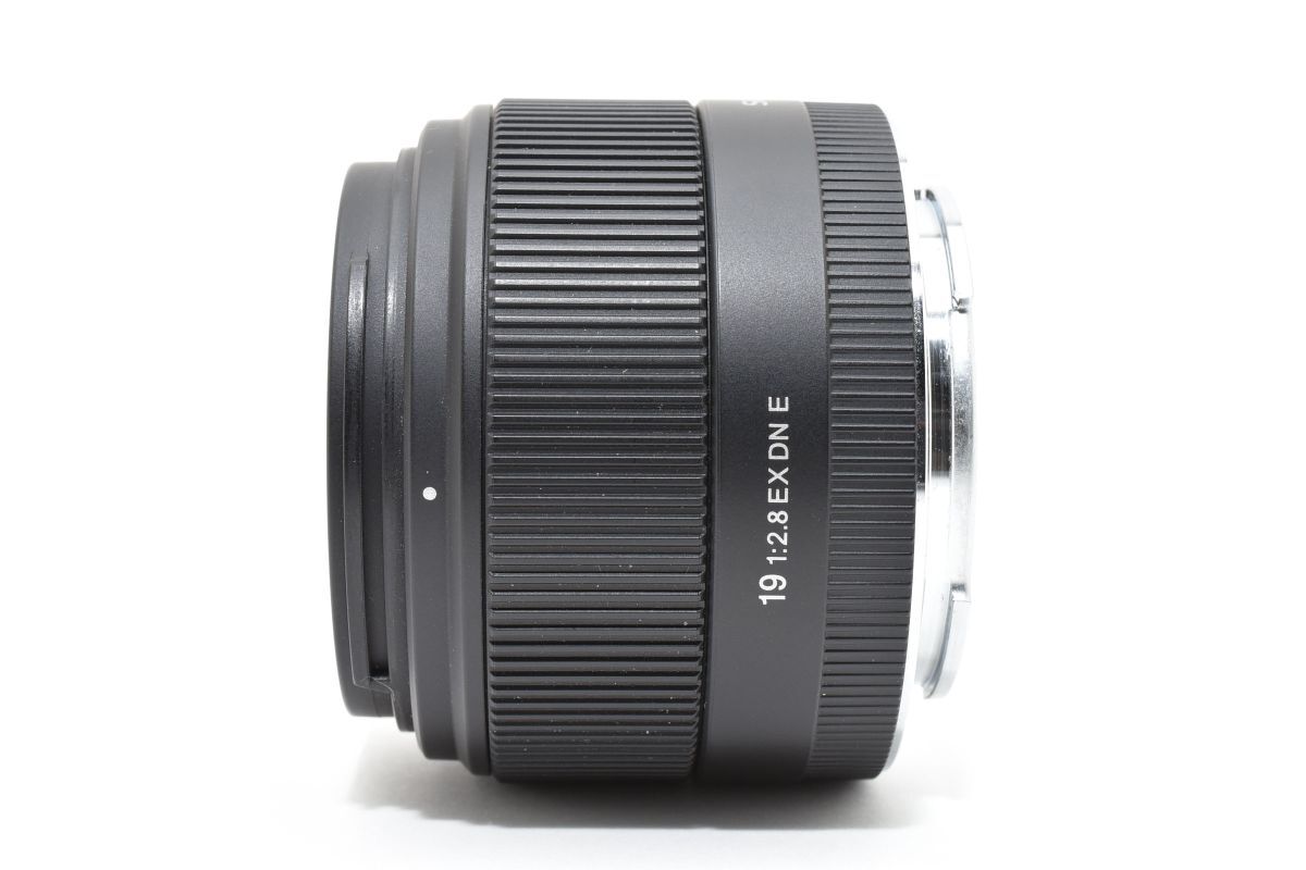 ★訳あり特上品★シグマ SIGMA 19mm 2.8 EX DN ソニー Eマウント用 ブラック★ LL73#5788_画像8