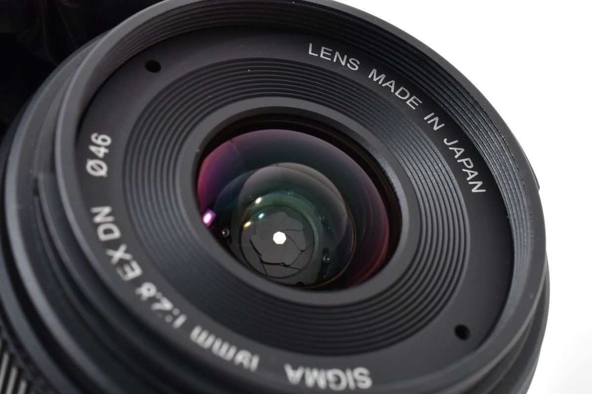 ★訳あり特上品★シグマ SIGMA 19mm 2.8 EX DN ソニー Eマウント用 ブラック★ LL73#5788_画像10