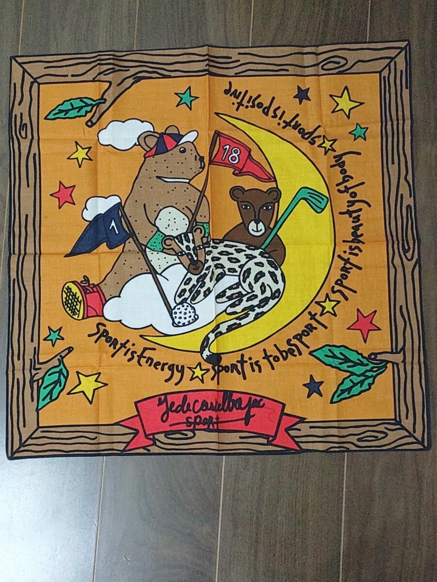 *CASTELBAJAC SPORT Castelbajac бандана носовой платок 52 см угол 