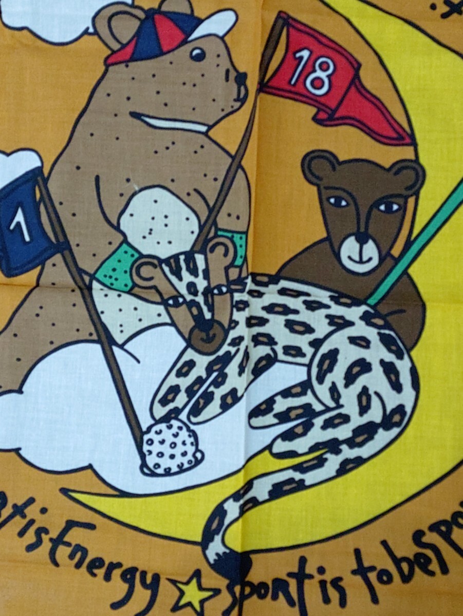 *CASTELBAJAC SPORT Castelbajac бандана носовой платок 52 см угол 