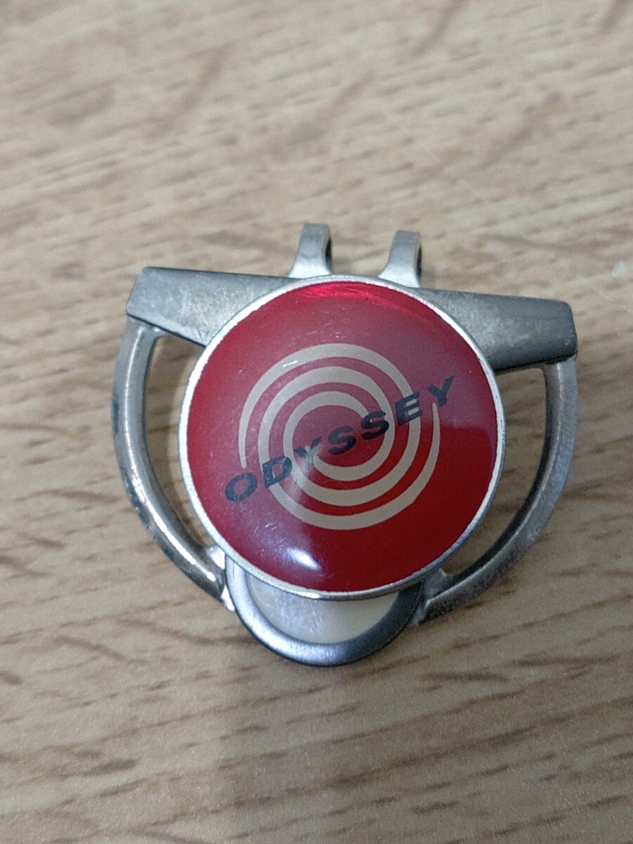 ★ODYSSEY オデッセイ クリップマーカー ゴルフマーカー_画像1