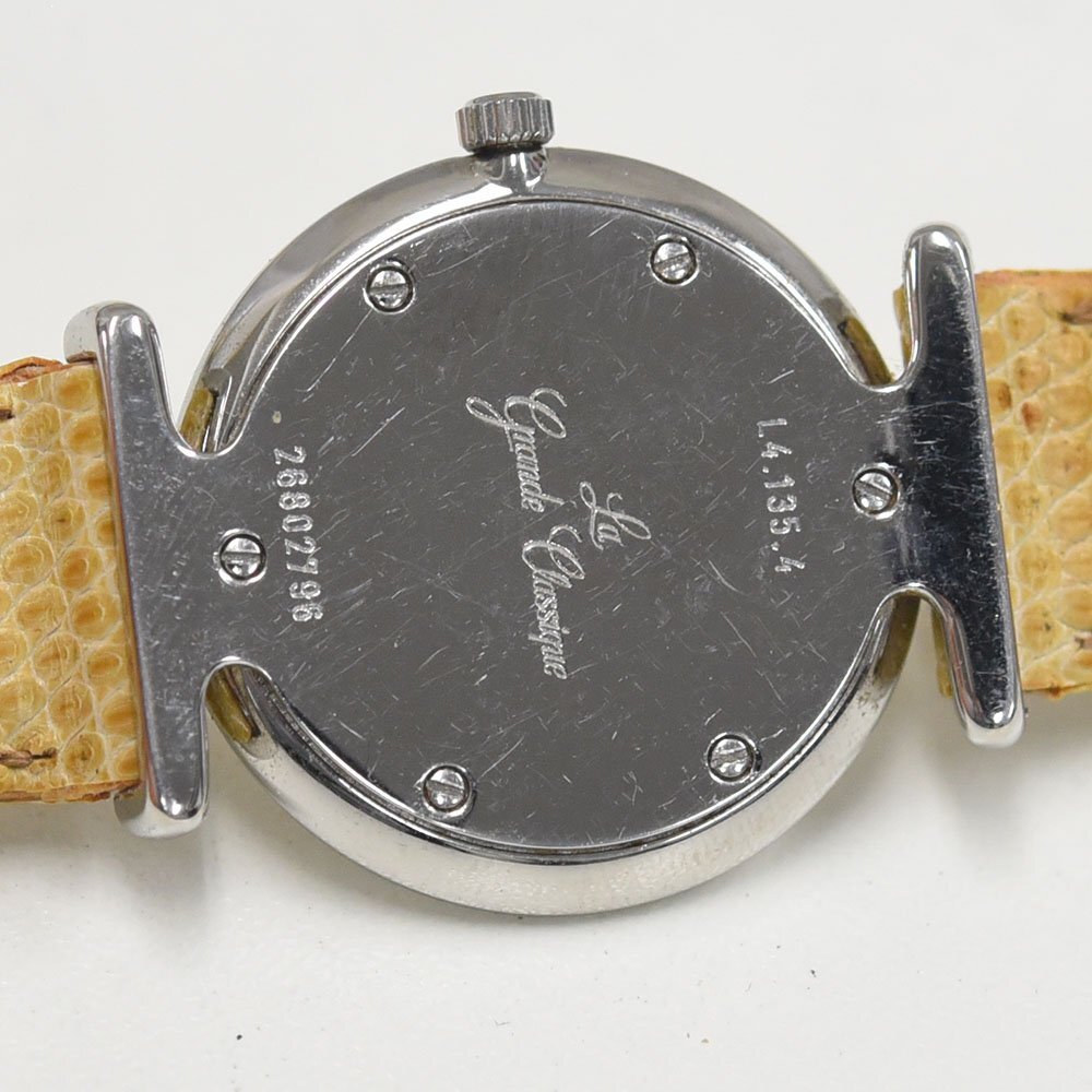 1円 可動品 腕時計 ロンジン LONGINES グランドクラシック L4.135.4 クォーツ レディース 同梱不可_画像4