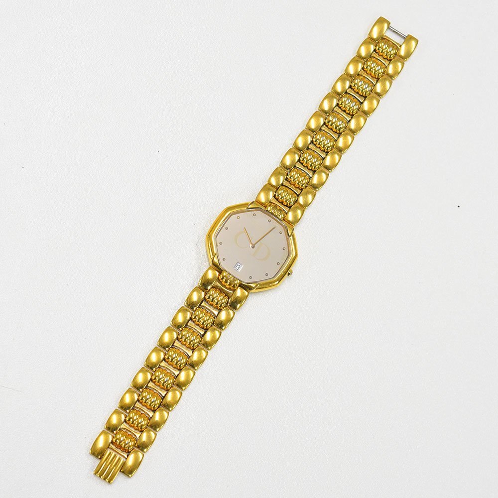 1 иен передвижной товар наручные часы Christian Dior Dior D45-154 кварц мужской включение в покупку не возможно 